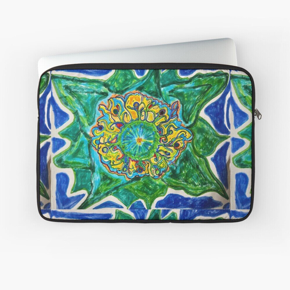 Laptop Sleeve Qigong Mandala 10 12 13 15 17 Inch Case Notebook Tablet Carrying Bag Cover 7802738497212