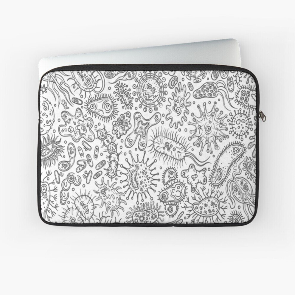 Laptop Sleeve Bacteria Microbiology Science Chemistry 10 12 13 15 17 Inch Case Notebook Tablet Carrying Bag Cover 7802738457889