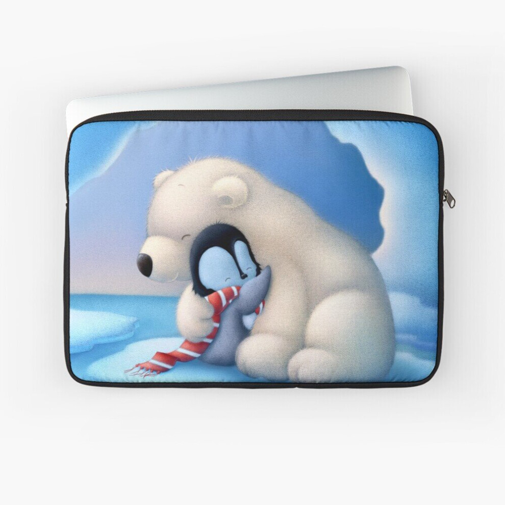 Laptop Sleeve Polar Bear And Penguin 10 12 13 15 17 Inch Case Notebook Tablet Carrying Bag Cover 7802738447934