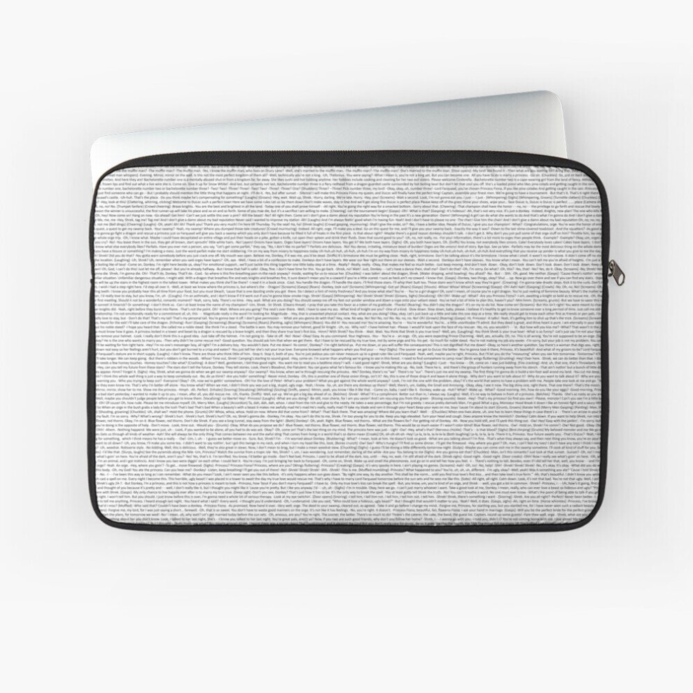 Laptop Sleeve Entire Shrek Script 10 12 13 15 17 Inch Case Notebook Tablet Carrying Bag Cover 7802738427271