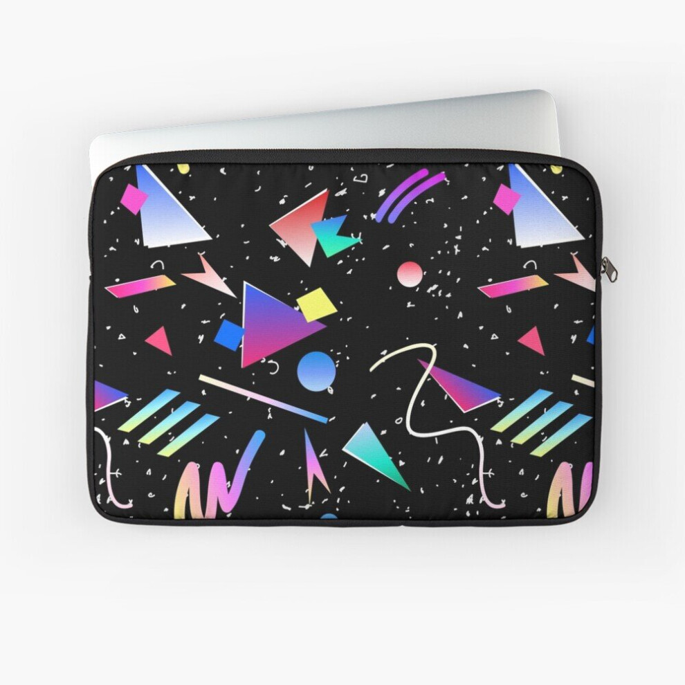 Laptop Sleeve Hello Memphis (Black) 10 12 13 15 17 Inch Case Notebook Tablet Carrying Bag Cover Black 7802738464429