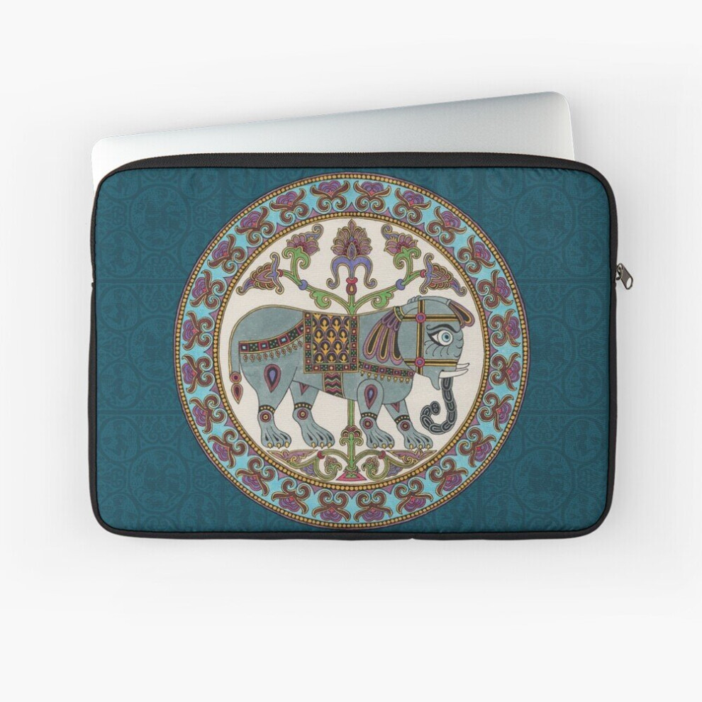 Laptop Sleeve Byzantine Elephant Medieval Illumination 10 12 13 15 17 Inch Case Notebook Tablet Carrying Bag Cover 7802738448603