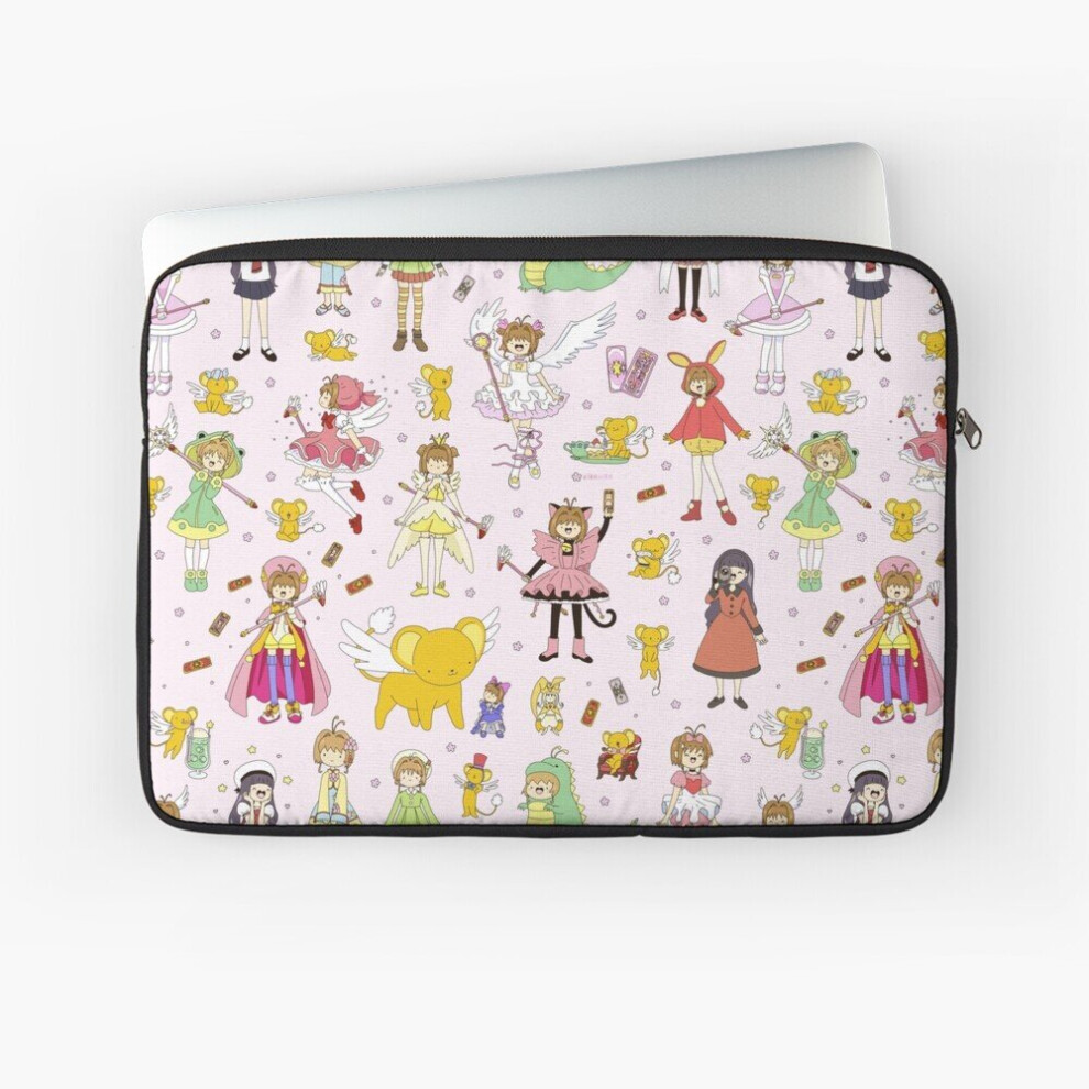 Laptop Sleeve Cutest Cardcaptor! Cardcaptor Sakura Doodle 10 12 13 15 17 Inch Case Notebook Tablet Carrying Bag Cover 7802738465549