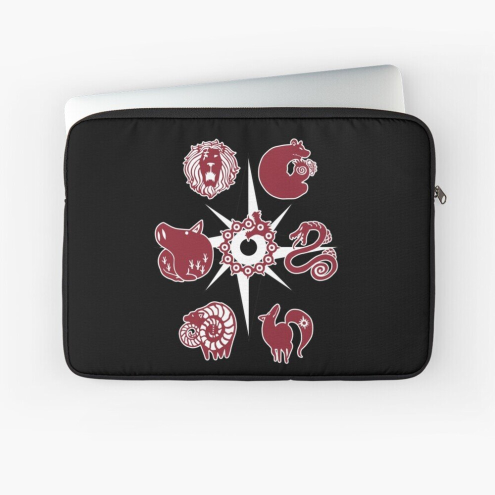 Laptop Sleeve Seven Deadly Tattoos 10 12 13 15 17 Inch Case Notebook Tablet Carrying Bag Cover 7802738431681