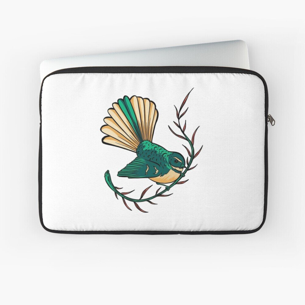 Laptop Sleeve Fan-Tailed Bird On Branch 10 12 13 15 17 Inch Case Notebook Tablet Carrying Bag Cover 7802738440911
