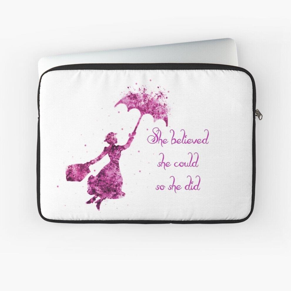 Laptop Sleeve She Believed She Could So She Did 10 12 13 15 17 Inch Case Notebook Tablet Carrying Bag Cover 7802738443110