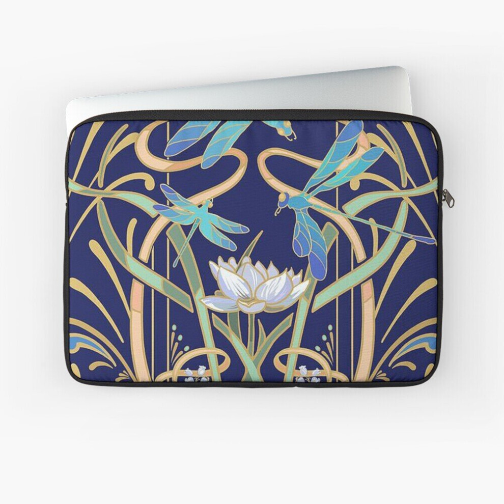 Laptop Sleeve Dragonfly Pattern Art Insect Wing Gifts Girls 10 12 13 15 17 Inch Case Notebook Tablet Carrying Bag Cover 7802738452853
