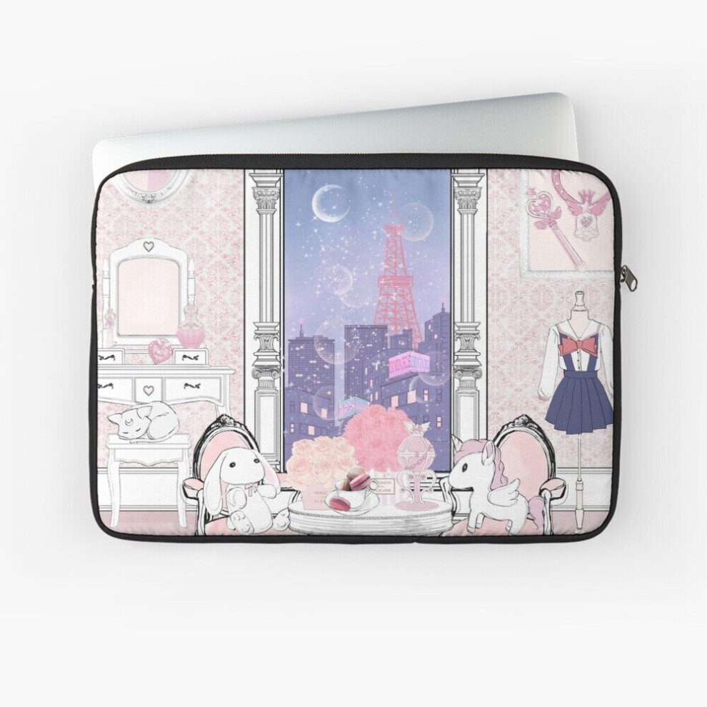 Laptop Sleeve Sailor Chibi Moon Room 10 12 13 15 17 Inch Case Notebook Tablet Carrying Bag Cover 7802738508260
