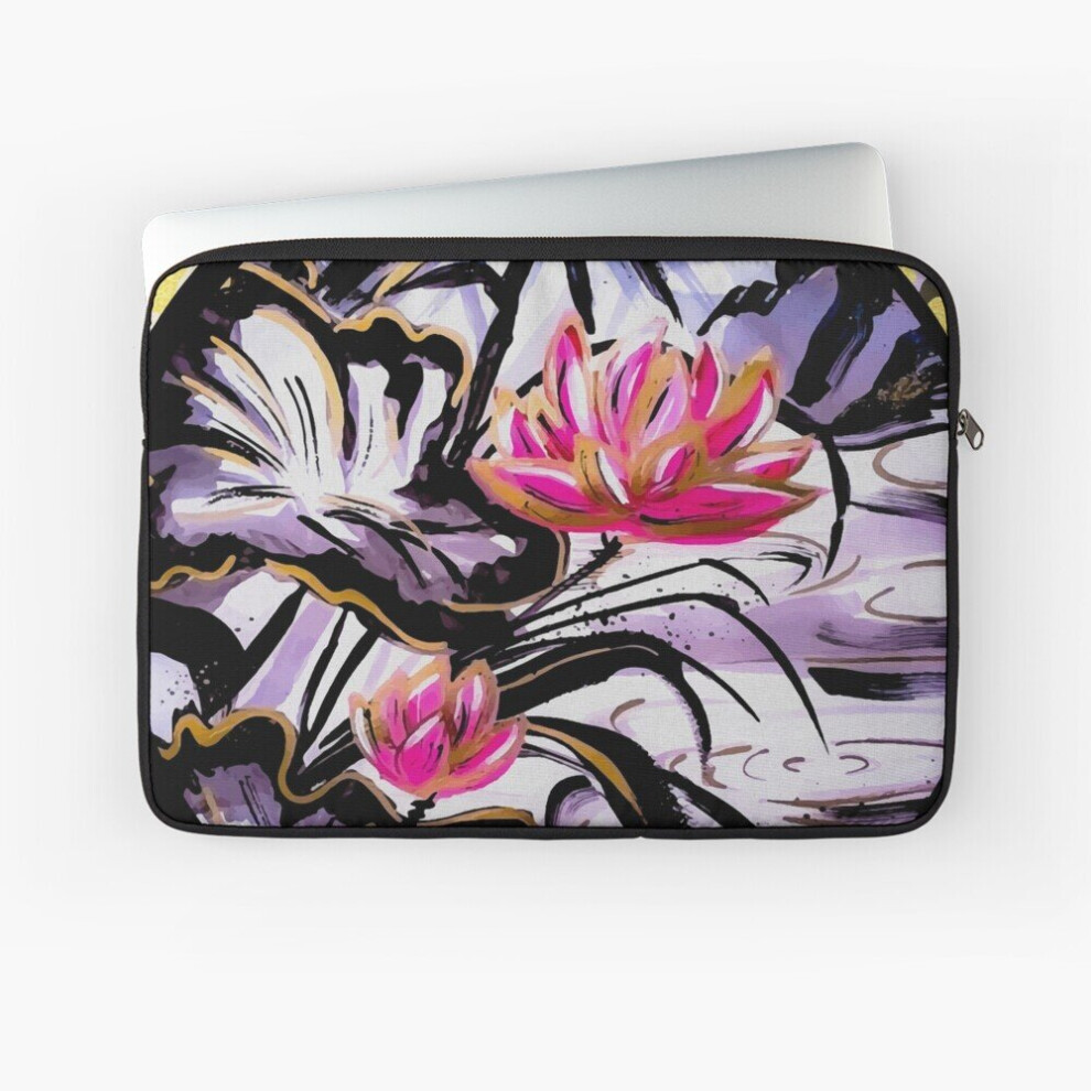 Laptop Sleeve Waterlily 10 12 13 15 17 Inch Case Notebook Tablet Carrying Bag Cover 7802738452013