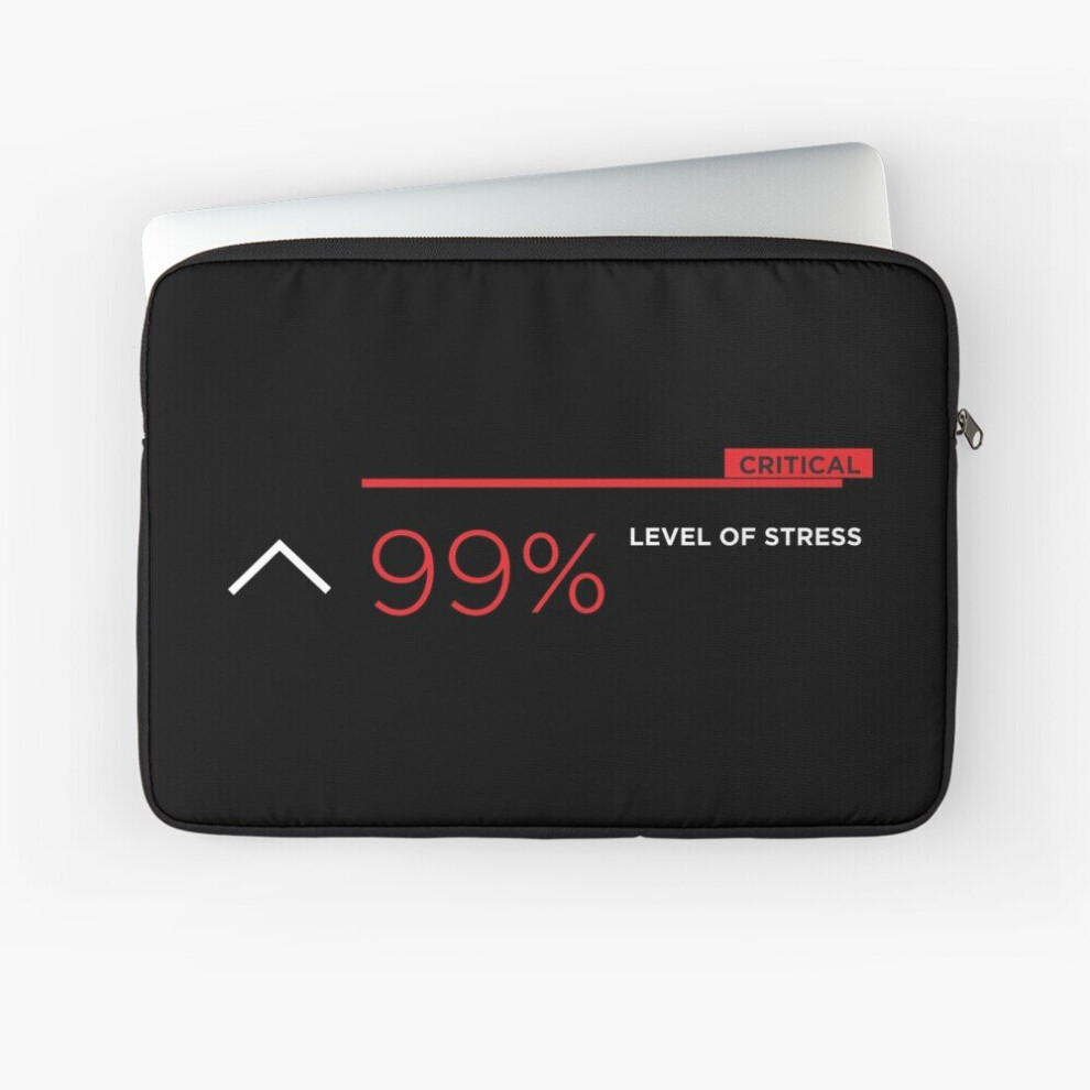 Laptop Sleeve 99% Stress 10 12 13 15 17 Inch Case Notebook Tablet Carrying Bag Cover White 7802738458350