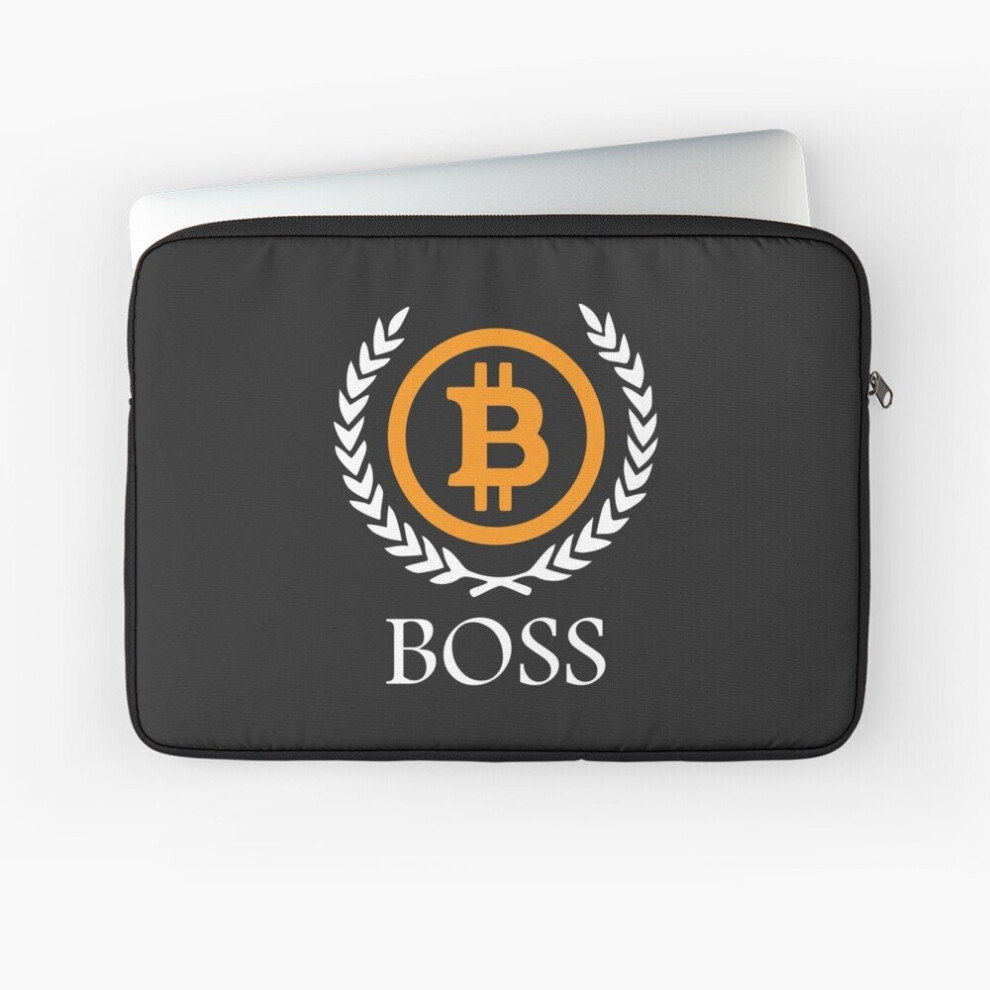 Laptop Sleeve Bitcoin Boss 10 12 13 15 17 Inch Case Notebook Tablet Carrying Bag Cover 7802738495836