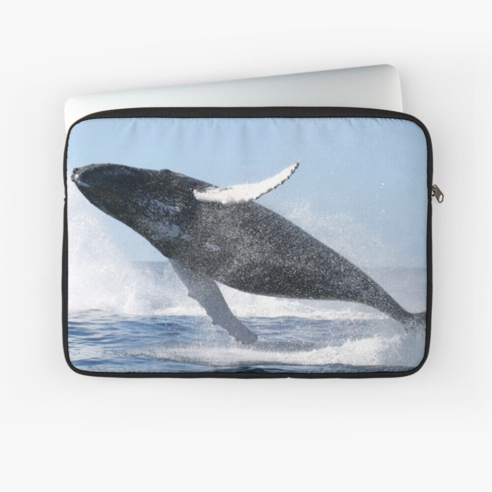Laptop Sleeve Humpback Whale Jumping High 10 12 13 15 17 Inch Case Notebook Tablet Carrying Bag Cover 7802738462500