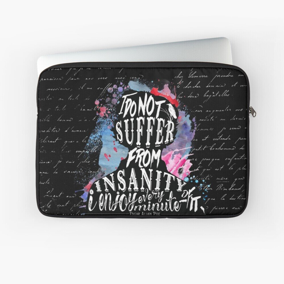 Laptop Sleeve E.a.poe - Insanity 10 12 13 15 17 Inch Case Notebook Tablet Carrying Bag Cover 7802738420746