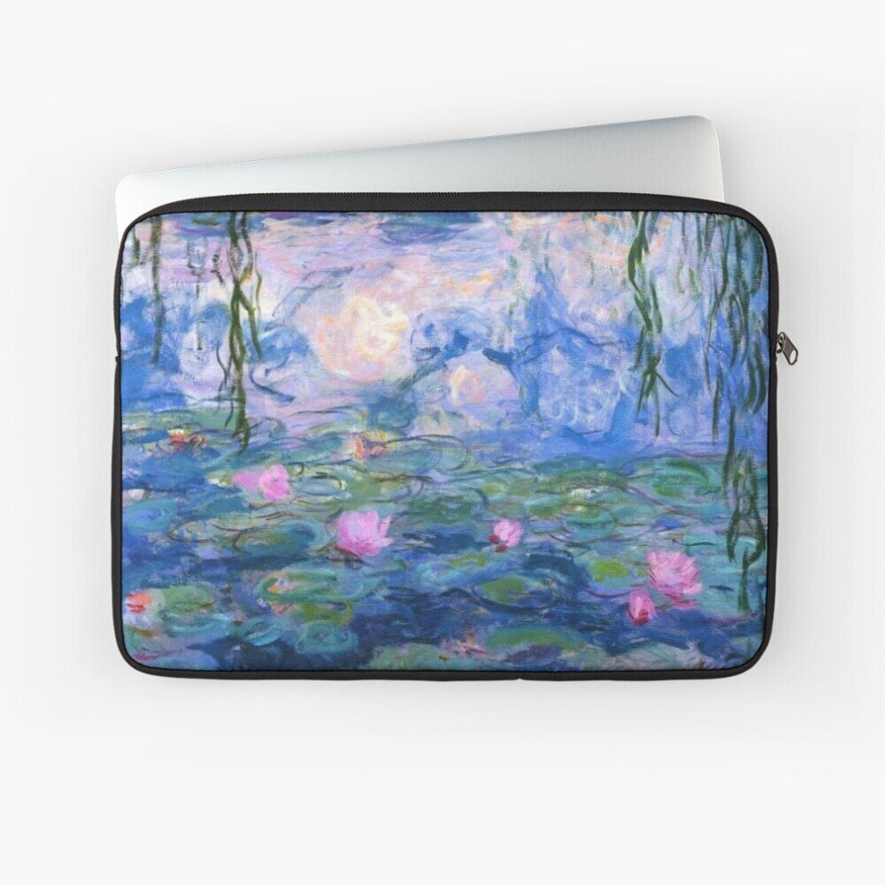 Laptop Sleeve Claude Monet Water Lilies Painting 10 12 13 15 17 Inch Case Notebook Tablet Carrying Bag Cover 7802738435344
