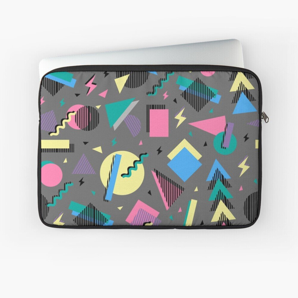 Laptop Sleeve Geometric 90S Design 3 10 12 13 15 17 Inch Case Notebook Tablet Carrying Bag Cover 7802738452389
