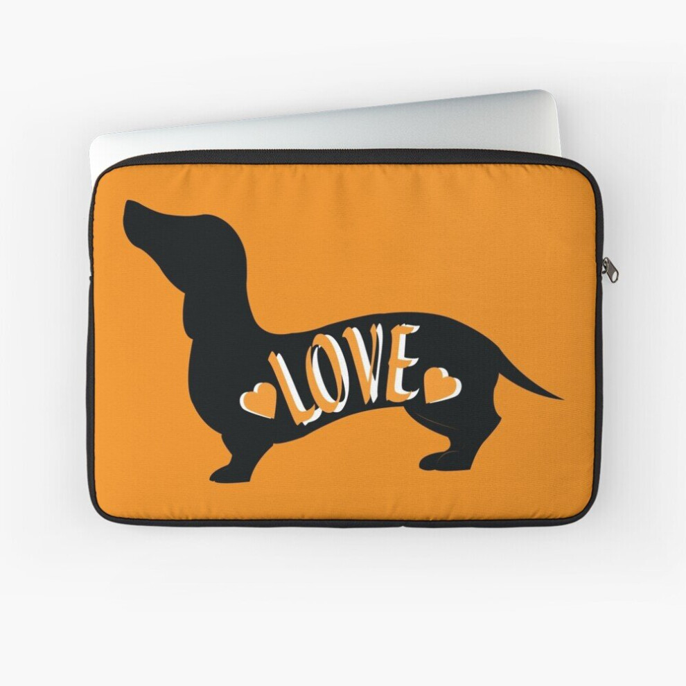 Laptop Sleeve Love Is A Dachshund 10 12 13 15 17 Inch Case Notebook Tablet Carrying Bag Cover 7802738494815