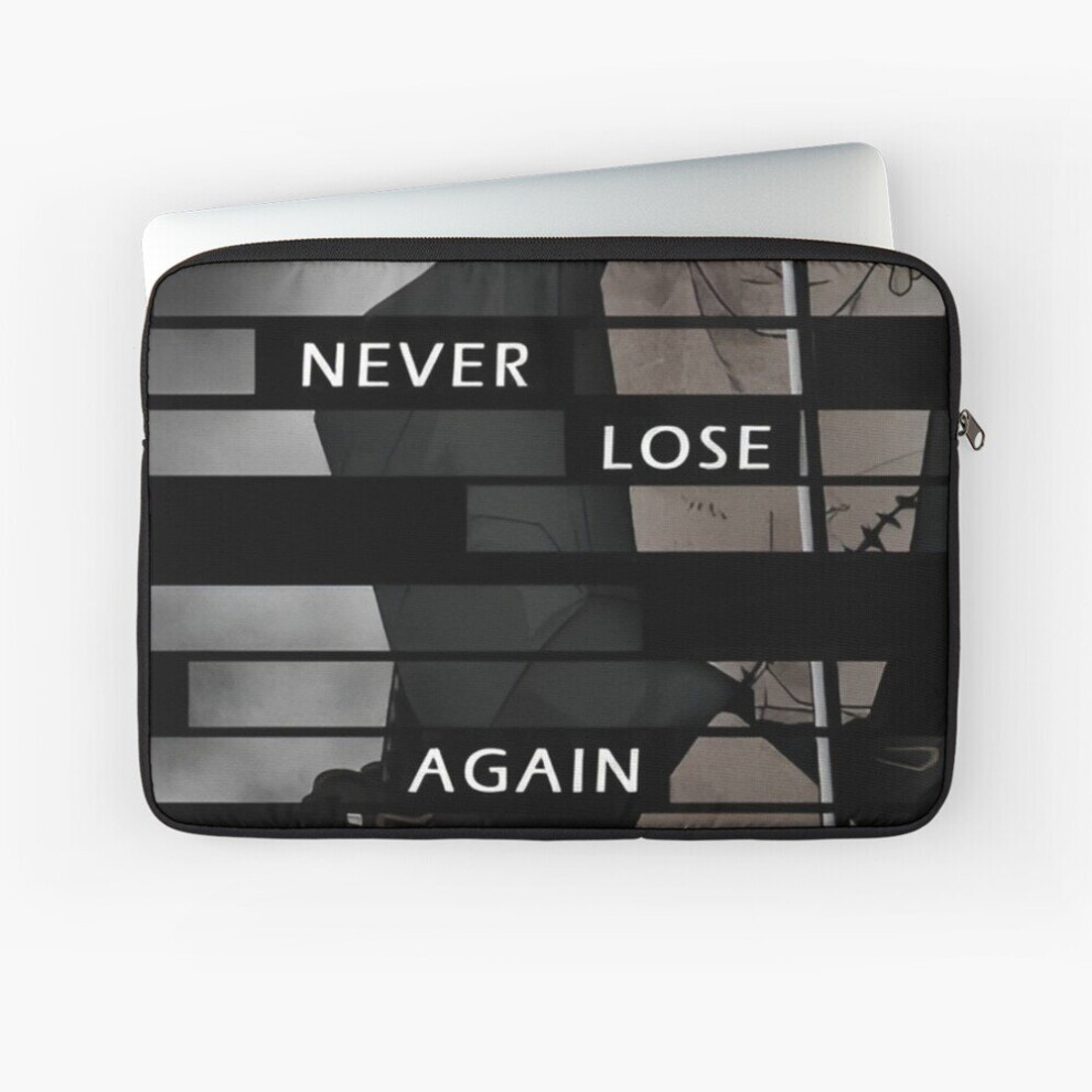 Laptop Sleeve Zoro Roronoa One Piece Well Never Lose Again 10 12 13 15 17 Inch Case Notebook Tablet Carrying Bag Cover 7802738478068