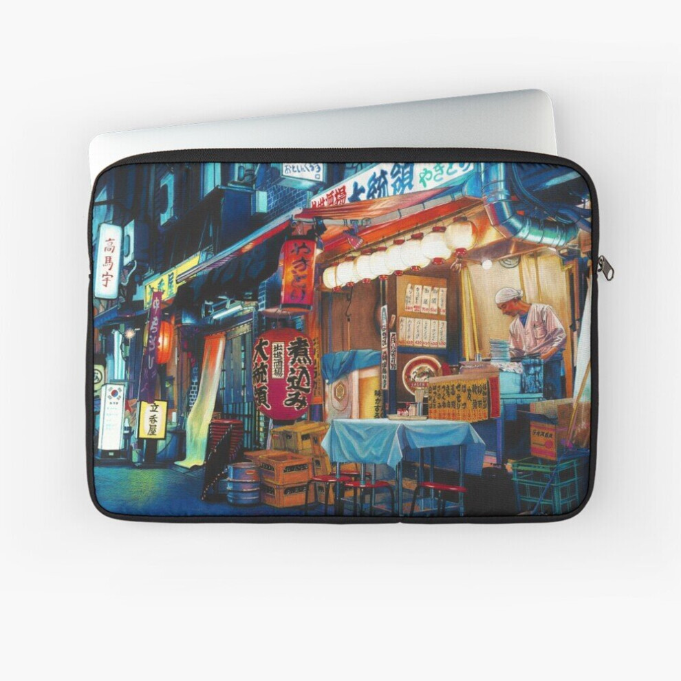 Laptop Sleeve Japanese Street Food At Night 10 12 13 15 17 Inch Case Notebook Tablet Carrying Bag Cover 7802738419757