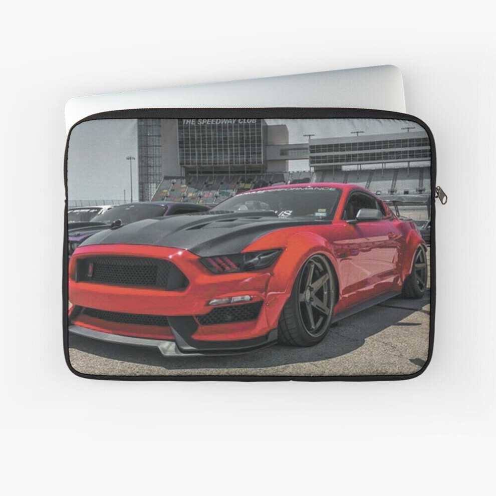 Laptop Sleeve Ford Mustang 10 12 13 15 17 Inch Case Notebook Tablet Carrying Bag Cover Red 7802738488852
