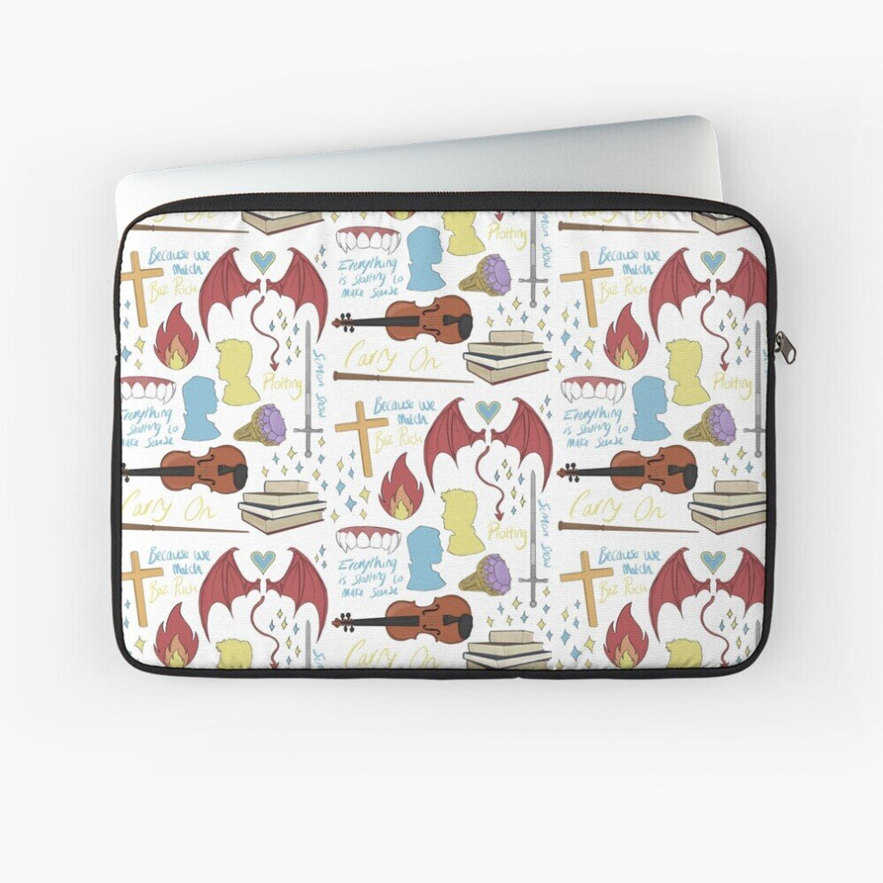 Laptop Sleeve Carry On Doodles 10 12 13 15 17 Inch Case Notebook Tablet Carrying Bag Cover 7802738465952