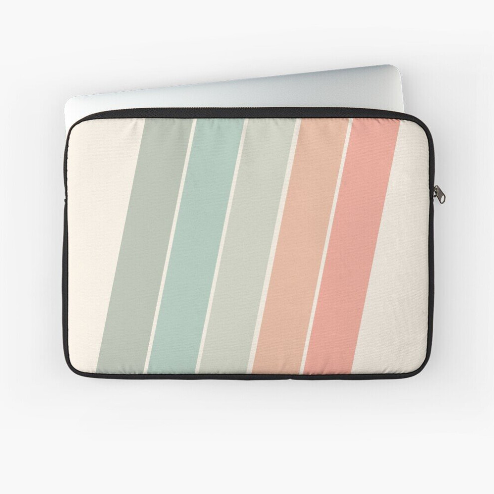 Laptop Sleeve Trippin' Retro 70S Socal Minimal Striped Abstract Art California Surfing 10 12 13 15 17 Inch Case Notebook Tablet Carrying Bag Cover 7802738487305