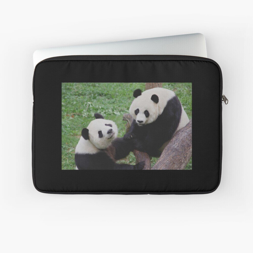 Laptop Sleeve Giant Pandas Tian Tian And Mei Xiang At The National Zoo 10 12 13 15 17 Inch Case Notebook Tablet Carrying Bag Cover 7802738442236