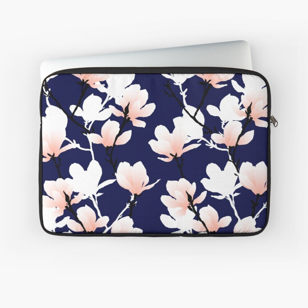 Laptop Sleeve Magnolia Midnight 10 12 13 15 17 Inch Case Notebook Tablet Carrying Bag Cover 7802738435962