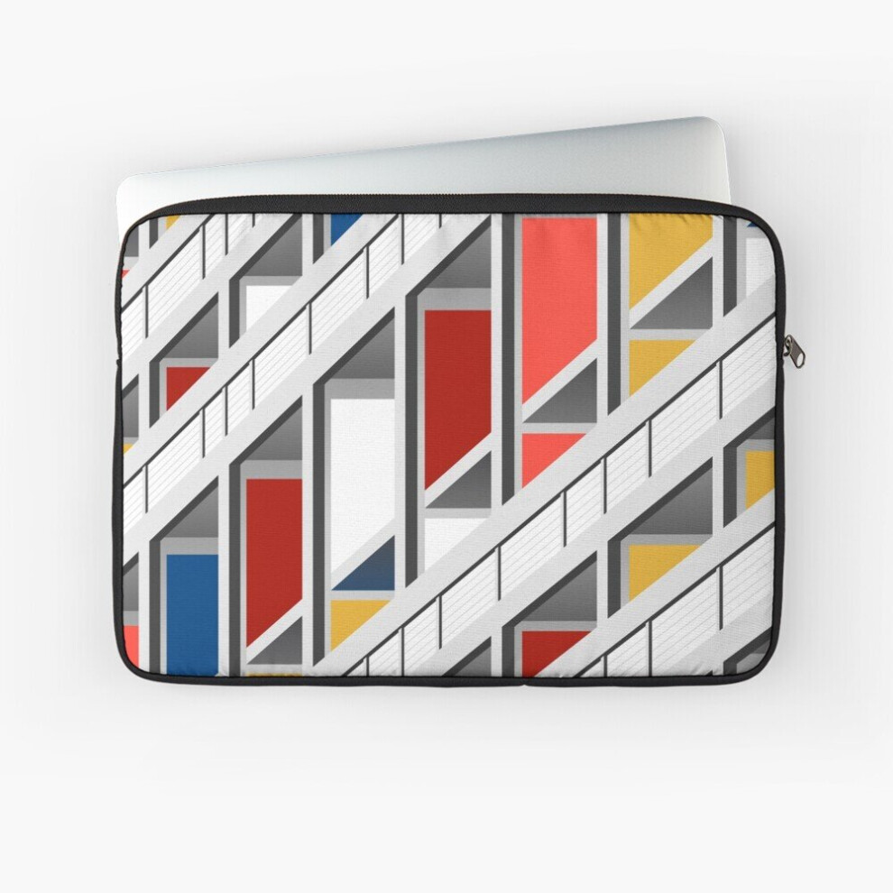 Laptop Sleeve Architecture Illustration Le Corbusier 10 12 13 15 17 Inch Case Notebook Tablet Carrying Bag Cover 7802738442243