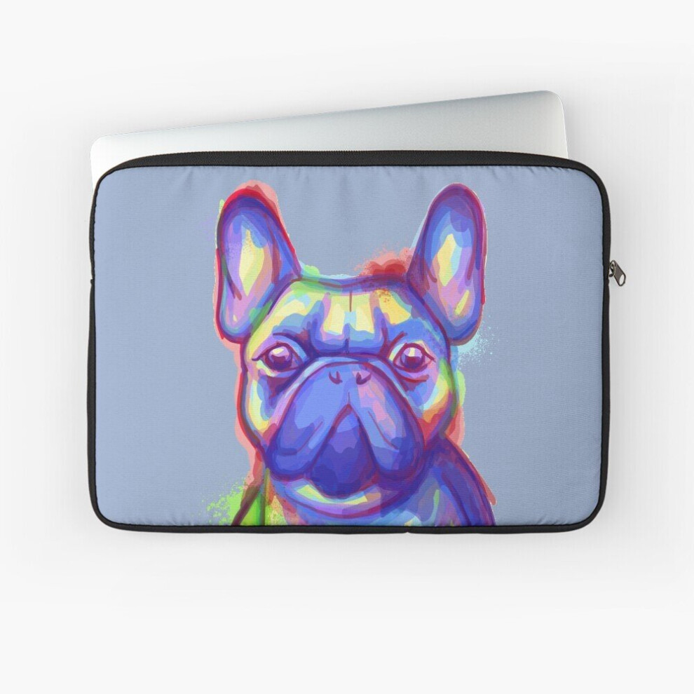 Laptop Sleeve Frenchie French Bulldog Watercolor 10 12 13 15 17 Inch Case Notebook Tablet Carrying Bag Cover 7802738455274