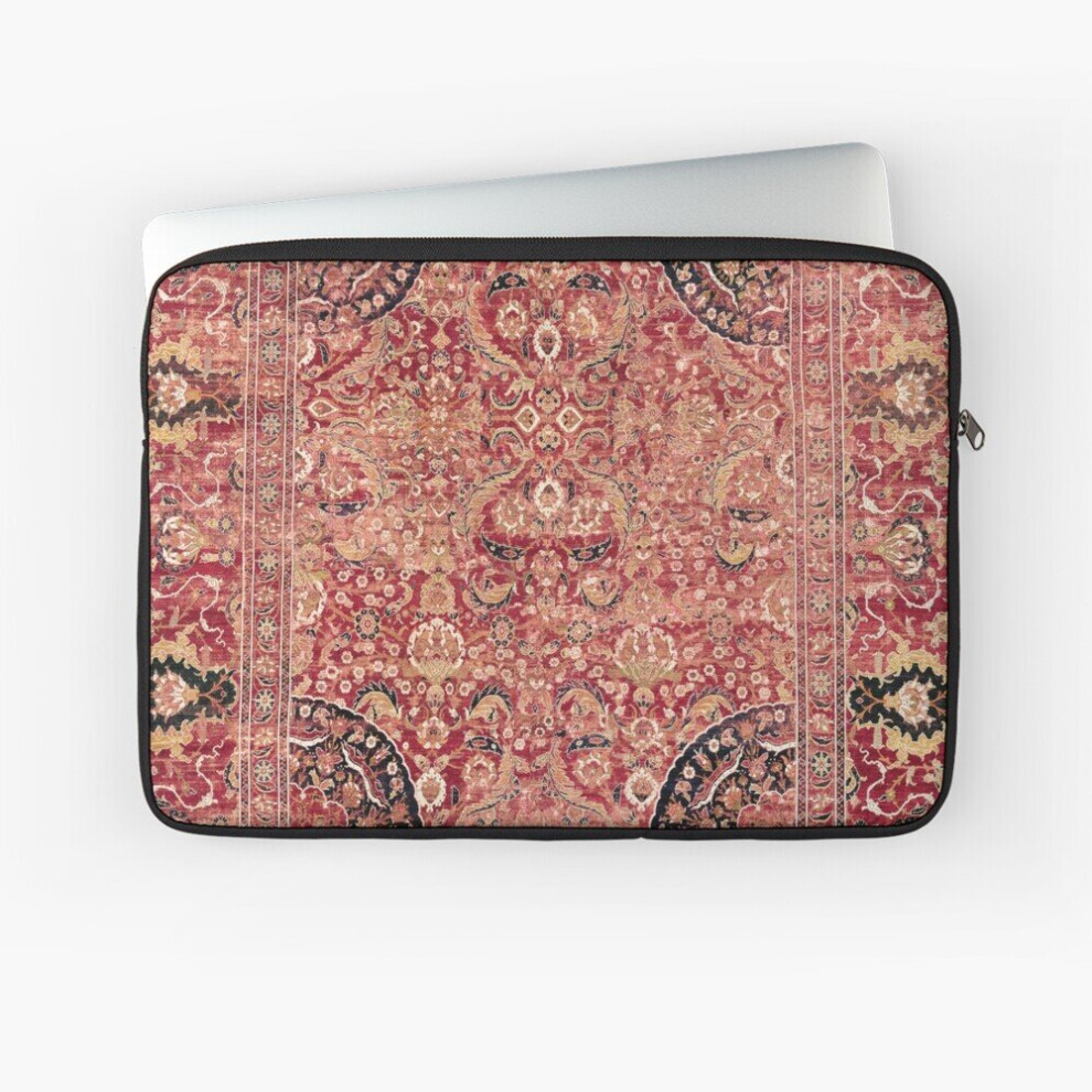 Laptop Sleeve 17Th Century Egyptian Carpet Print 10 12 13 15 17 Inch Case Notebook Tablet Carrying Bag Cover 7802738450224