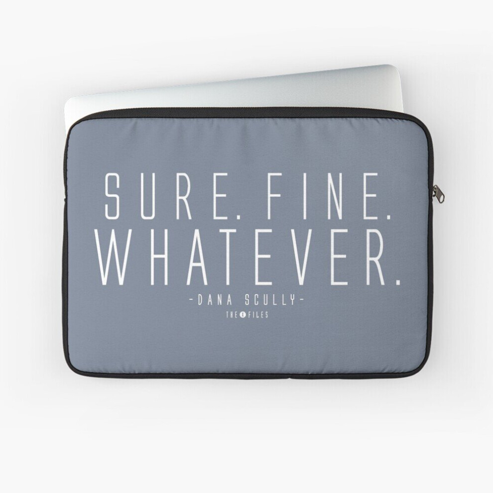 Laptop Sleeve Sure. Fine. Whatever. 10 12 13 15 17 Inch Case Notebook Tablet Carrying Bag Cover 7802738464719