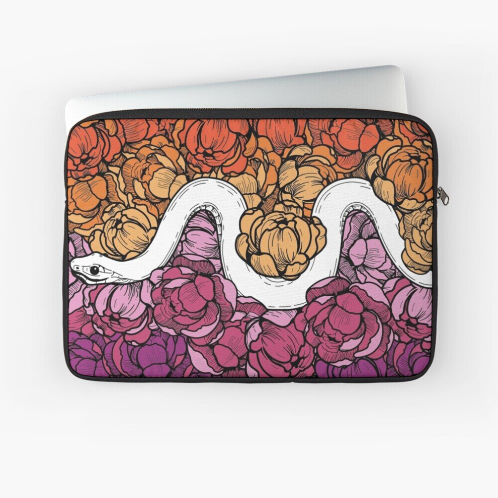 Laptop Sleeve Floral Snake Lesbian Pride Colors 10 12 13 15 17 Inch Case Notebook Tablet Carrying Bag Cover 7802738504729
