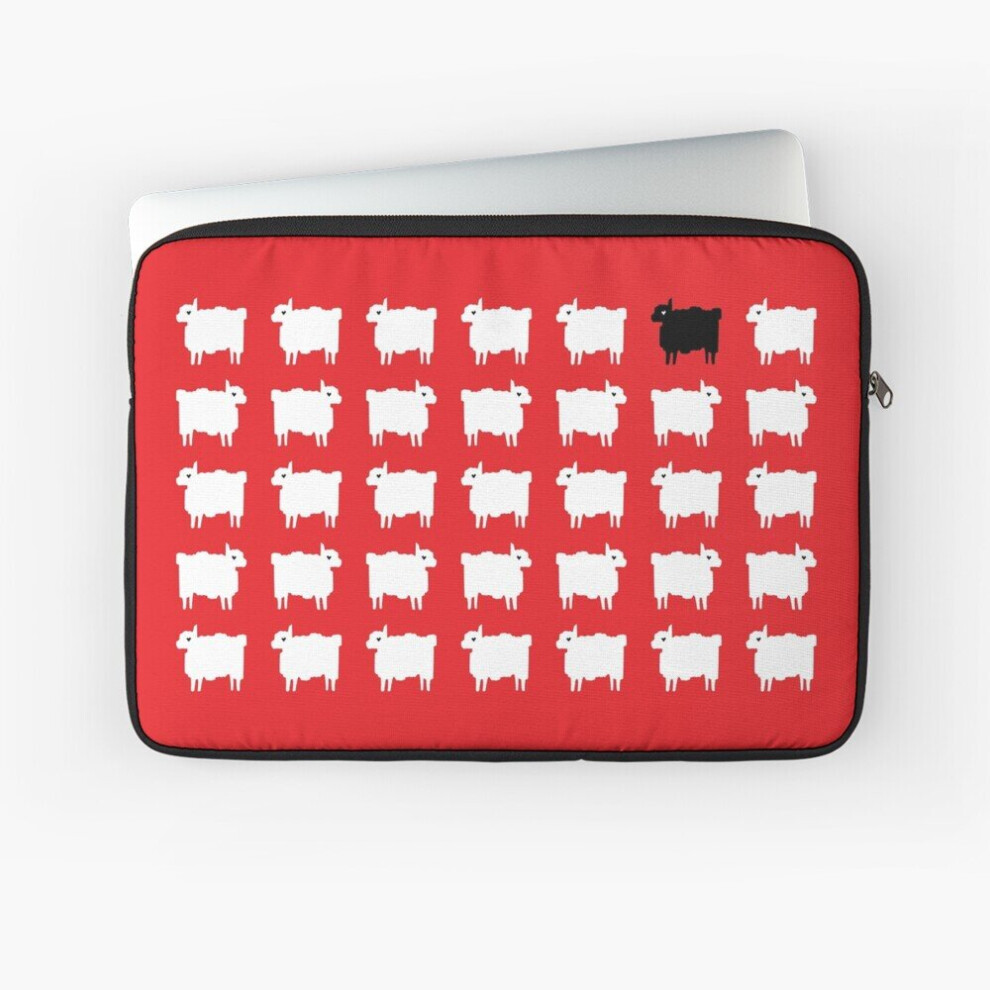 Laptop Sleeve Diana's Sheep Jumper 10 12 13 15 17 Inch Case Notebook Tablet Carrying Bag Cover Black 7802738417753