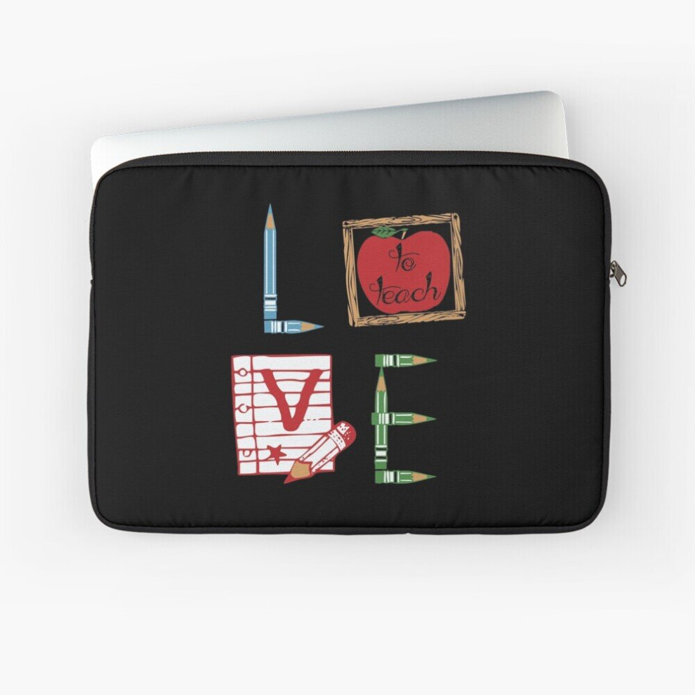 Laptop Sleeve Love To Teach Teacher 10 12 13 15 17 Inch Case Notebook Tablet Carrying Bag Cover 7802738493092