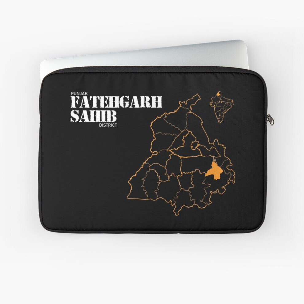 Laptop Sleeve Punjab Fatehgarh Sahib District 10 12 13 15 17 Inch Case Notebook Tablet Carrying Bag Cover 7802738452310