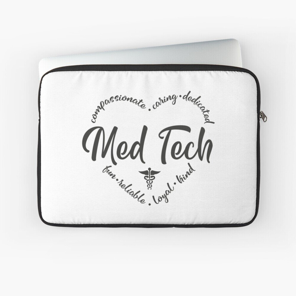 Laptop Sleeve Med Tech, Medical Technician 10 12 13 15 17 Inch Case Notebook Tablet Carrying Bag Cover 7802738491357