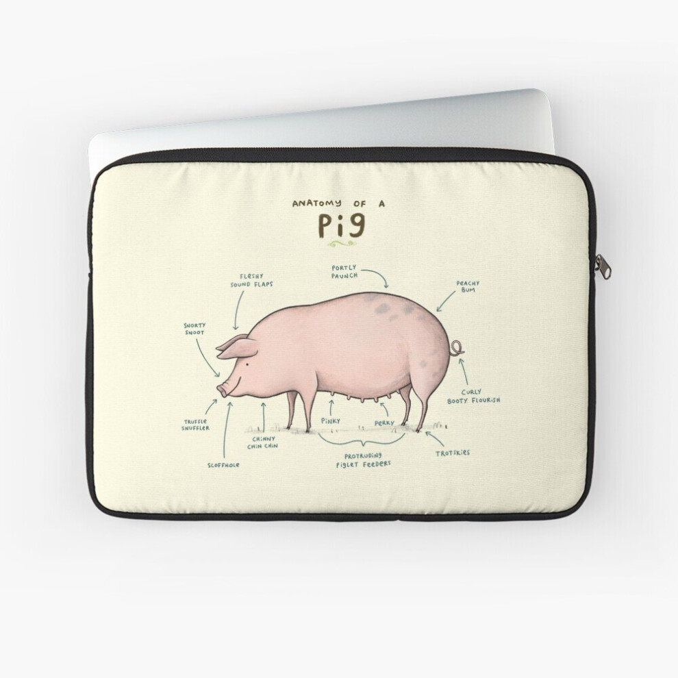 Laptop Sleeve Anatomy Of A Pig 10 12 13 15 17 Inch Case Notebook Tablet Carrying Bag Cover 7802738512908
