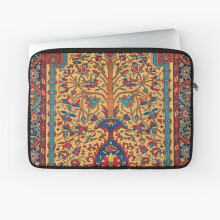 Laptop Sleeve Farahan Sarouk Antique Persian Carpet Print 10 12 13 15 17 Inch Case Notebook Tablet Carrying Bag Cover