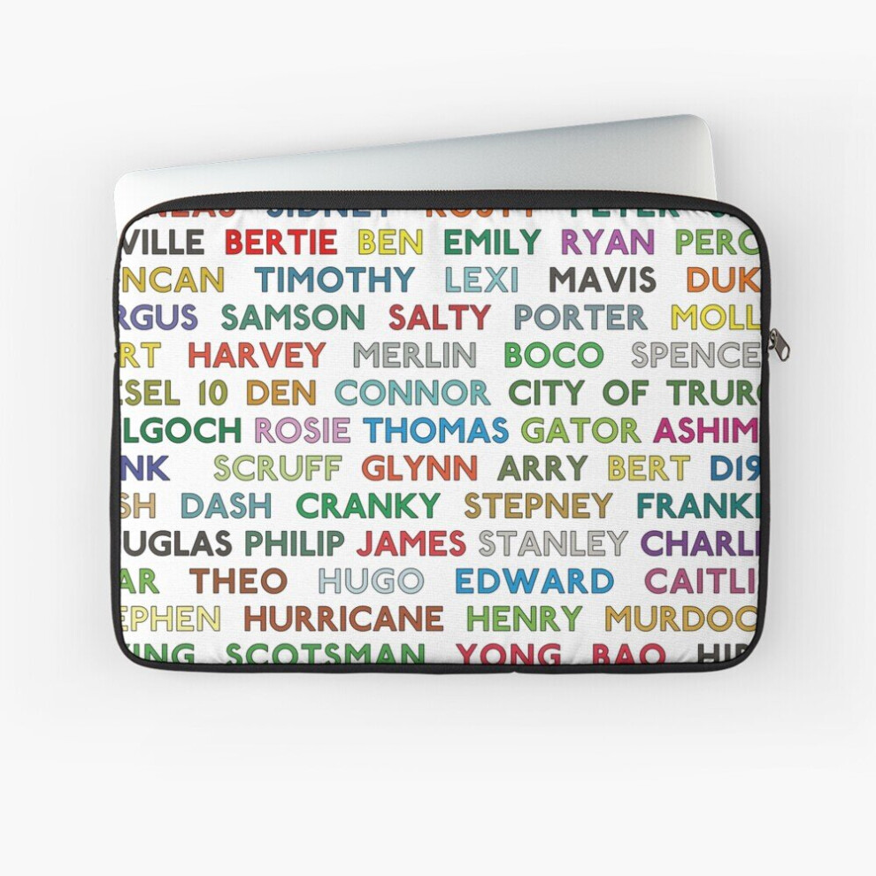 Laptop Sleeve Thomas Names 10 12 13 15 17 Inch Case Notebook Tablet Carrying Bag Cover 7802738492972