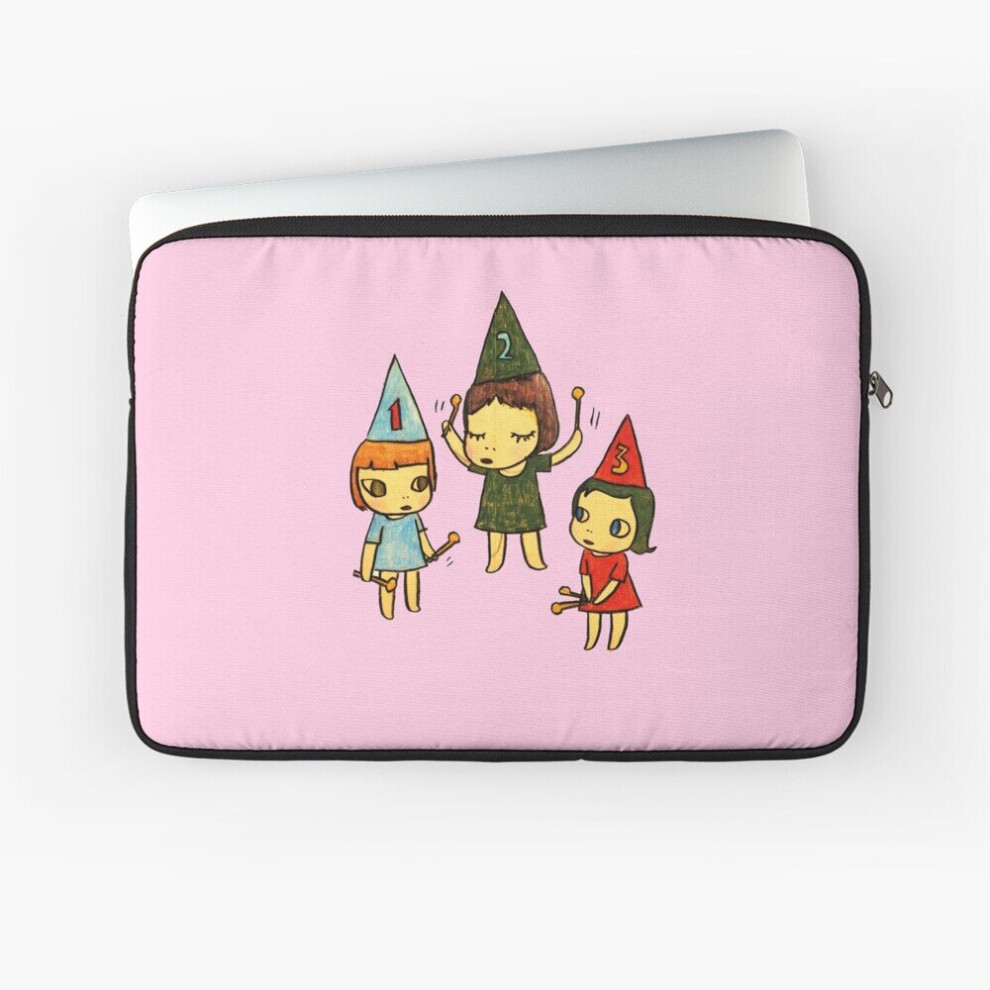 Laptop Sleeve Yoshitomo Nara Three Little Girl Tshirt - Yoshitomo Nara Three Little Girl 10 12 13 15 17 Inch Case Notebook Tablet Carrying Bag Cover 7802738434651