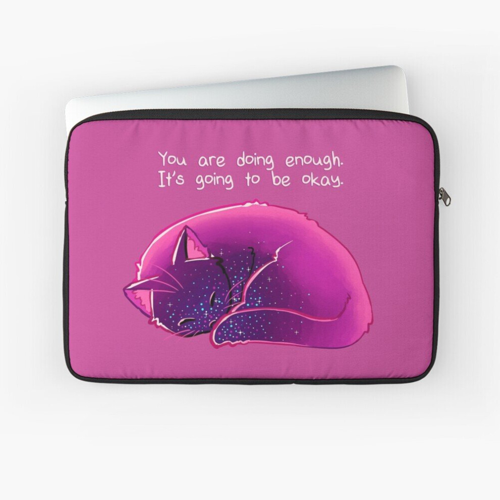 Laptop Sleeve "You Are Doing Enough" Cat 10 12 13 15 17 Inch Case Notebook Tablet Carrying Bag Cover 7802738436402