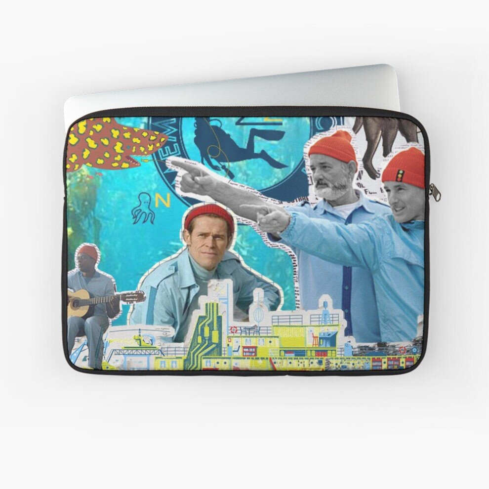 Laptop Sleeve The Aquatic Life With Steve Zissou 10 12 13 15 17 Inch Case Notebook Tablet Carrying Bag Cover 7802738475043
