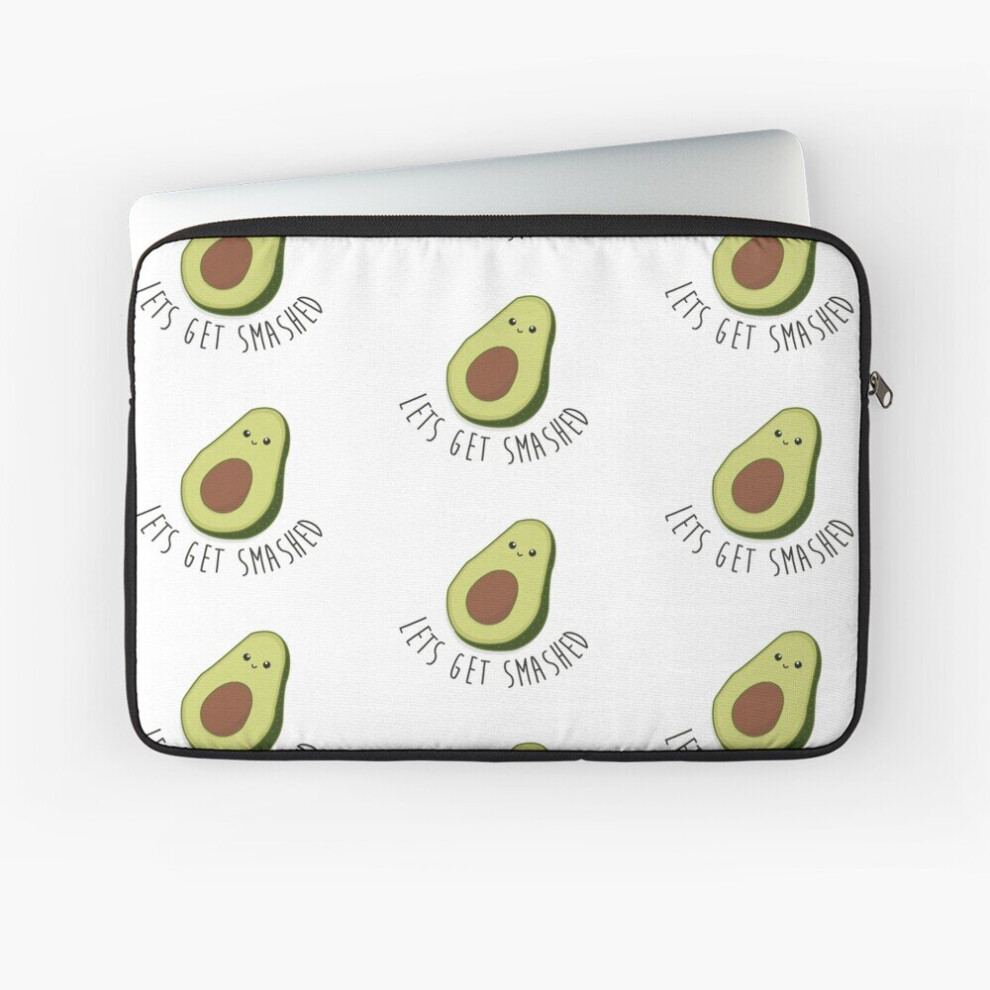 Laptop Sleeve Lets Get Smashed - Avocado 10 12 13 15 17 Inch Case Notebook Tablet Carrying Bag Cover 7802738471748