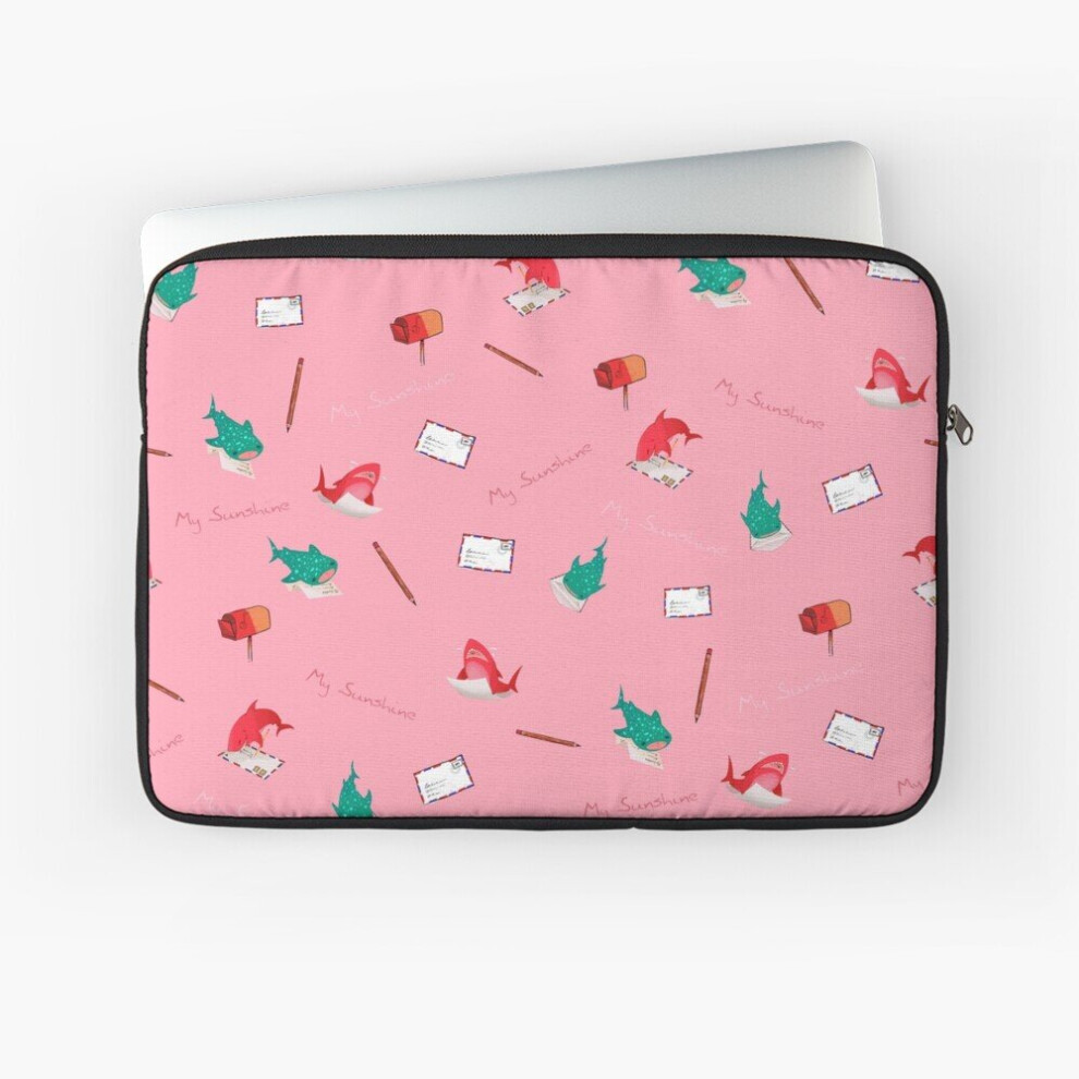 Laptop Sleeve Shark Whale Shark Letters 10 12 13 15 17 Inch Case Notebook Tablet Carrying Bag Cover 7802738495058