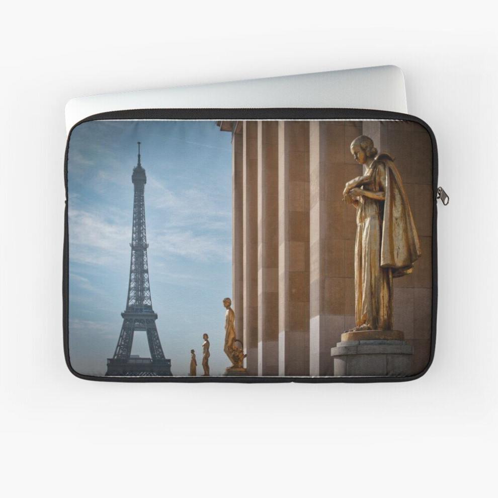 Laptop Sleeve Eiffel Tower At Trocadero Garden 10 12 13 15 17 Inch Case Notebook Tablet Carrying Bag Cover 7802738497717