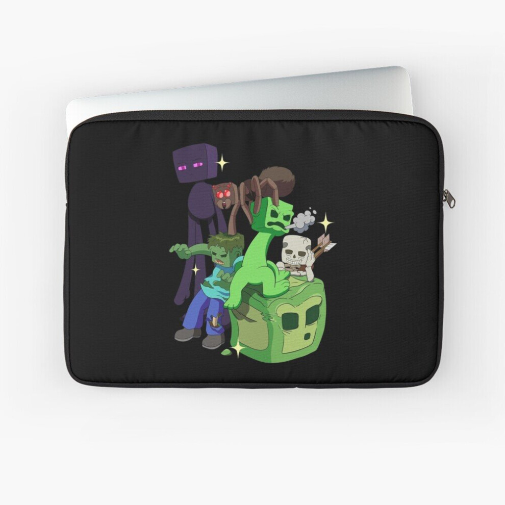 Laptop Sleeve Minecraft Mobs 10 12 13 15 17 Inch Case Notebook Tablet Carrying Bag Cover 7802738487244