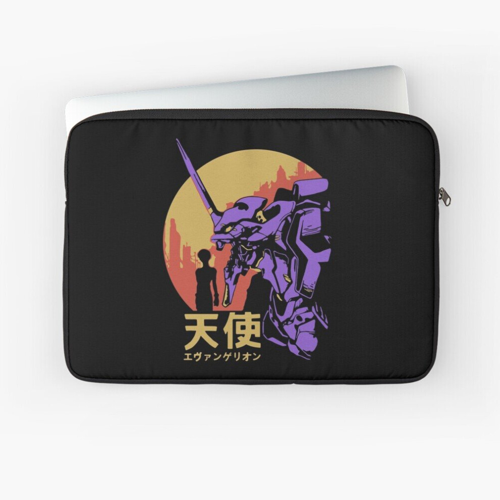 Bearlad Laptop Sleeve Neon Genesis Evangelion Retro Vintage 10 12 13 15 17 Inch Case Notebook Tablet Carrying Bag Cover