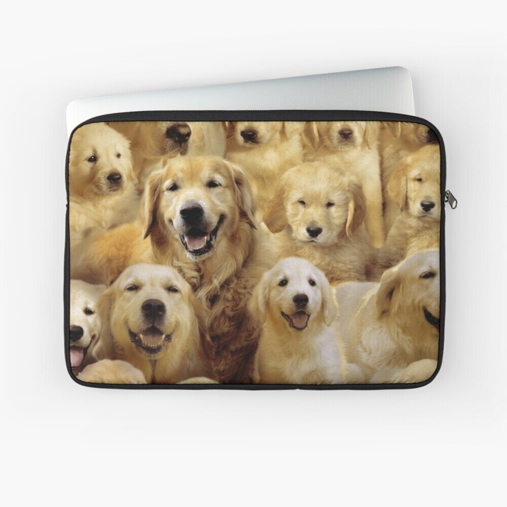 Laptop Sleeve Retrievers 10 12 13 15 17 Inch Case Notebook Tablet Carrying Bag Cover Golden 7802738434125