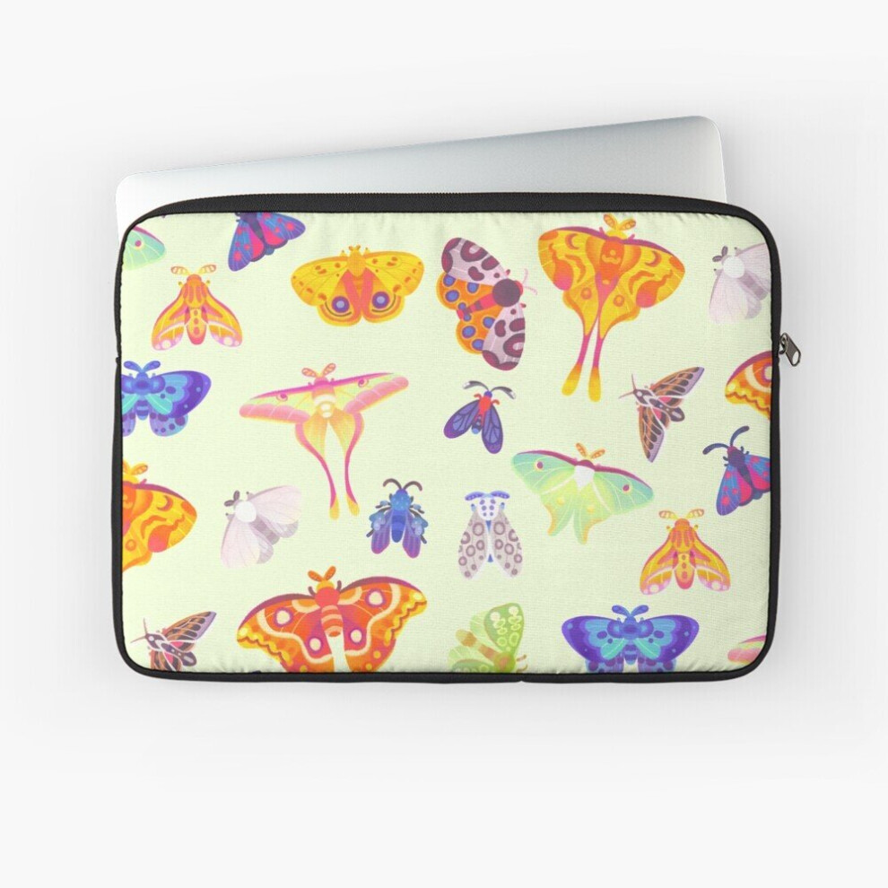 Laptop Sleeve Moth - Pastel 10 12 13 15 17 Inch Case Notebook Tablet Carrying Bag Cover 7802738446050