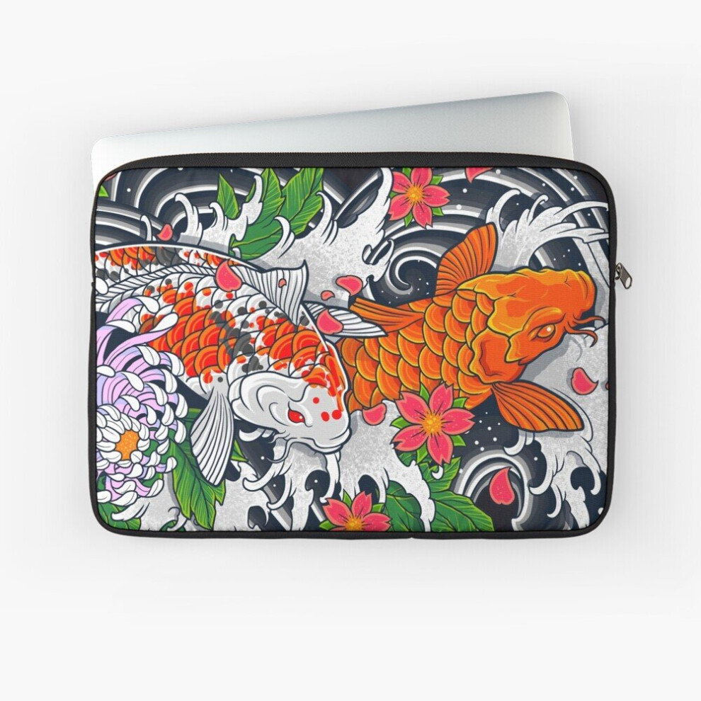 Laptop Sleeve Koi Fish Pond 10 12 13 15 17 Inch Case Notebook Tablet Carrying Bag Cover 7802738452990